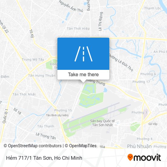 Hẻm 717/1 Tân Sơn map