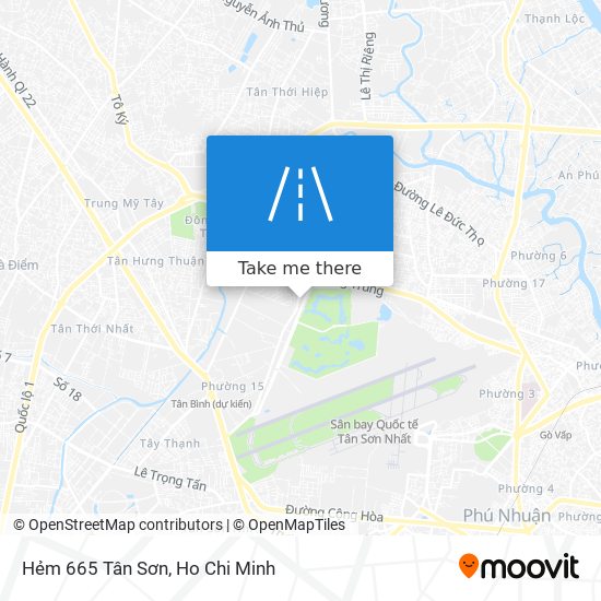 Hẻm 665 Tân Sơn map