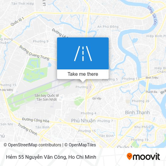Hẻm 55 Nguyễn Văn Công map