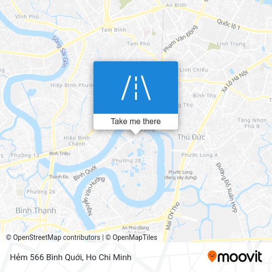Hẻm 566 Bình Quới map