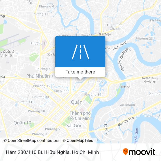 Hẻm 280/110 Bùi Hữu Nghĩa map