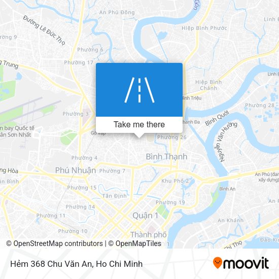 Hẻm 368 Chu Văn An map