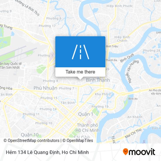 Hẻm 134 Lê Quang Định map