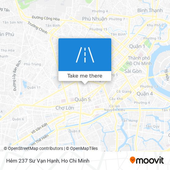 Hẻm 237 Sư Vạn Hạnh map