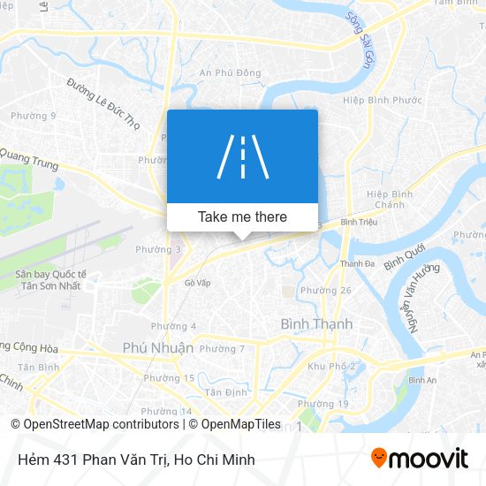 Hẻm 431 Phan Văn Trị map