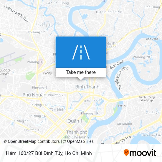 Hẻm 160/27 Bùi Đình Túy map