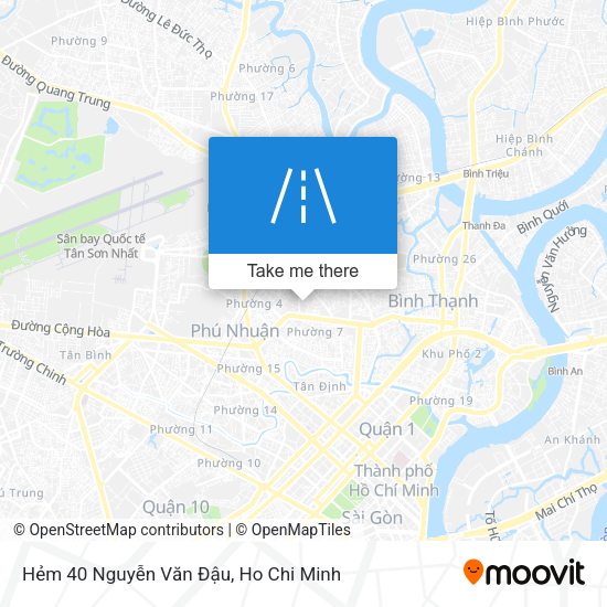 Hẻm 40 Nguyễn Văn Đậu map