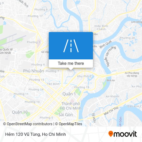 Hẻm 120 Vũ Tùng map