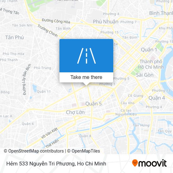 Hẻm 533 Nguyễn Tri Phương map