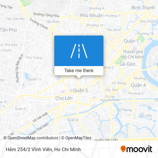 Hẻm 254/2 Vĩnh Viễn map