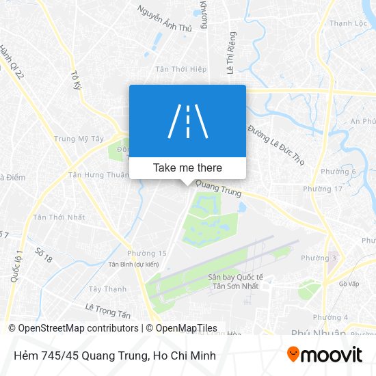 Hẻm 745/45 Quang Trung map