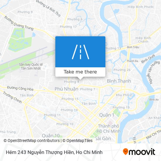 Hẻm 243 Nguyễn Thượng Hiền map