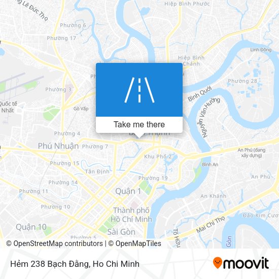 Hẻm 238 Bạch Đằng map