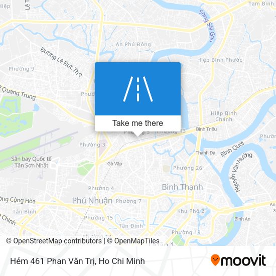 Hẻm 461 Phan Văn Trị map