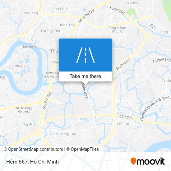 Hẻm 567 map