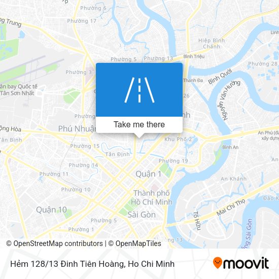 Hẻm 128/13 Đinh Tiên Hoàng map