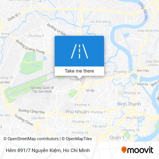 Hẻm 891/7 Nguyễn Kiệm map