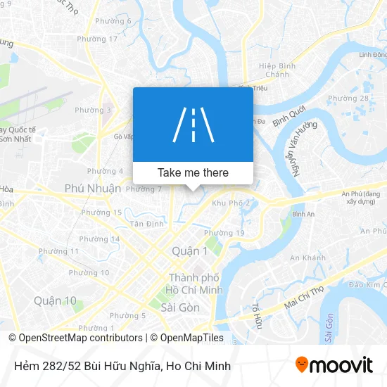 Hẻm 282/52 Bùi Hữu Nghĩa map