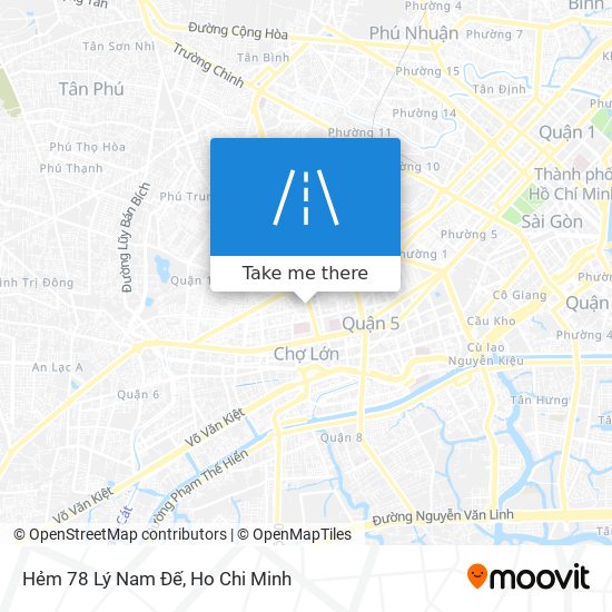 Hẻm 78 Lý Nam Đế map