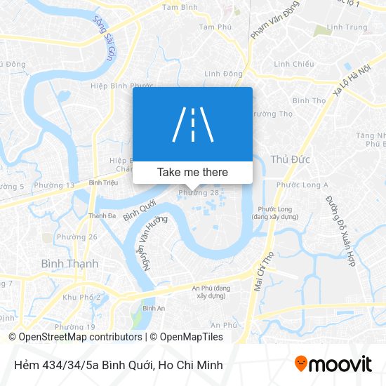 Hẻm 434/34/5a Bình Quới map