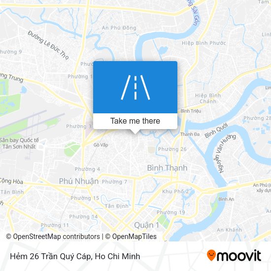 Hẻm 26 Trần Quý Cáp map