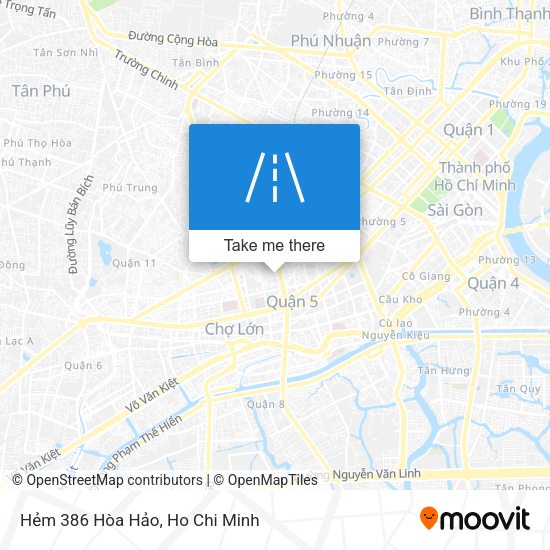 Hẻm 386 Hòa Hảo map