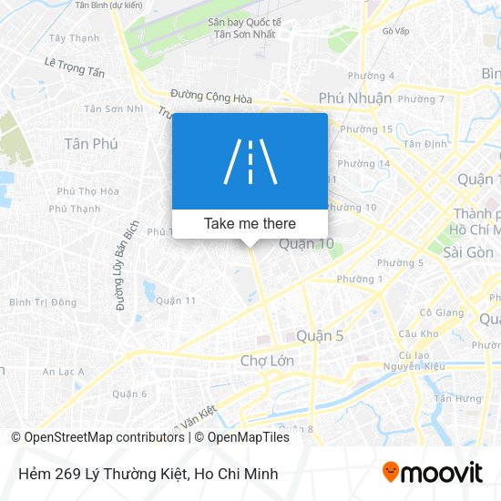Hẻm 269 Lý Thường Kiệt map