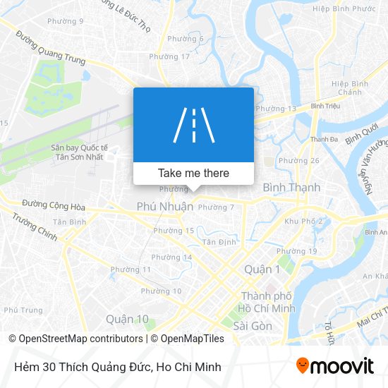 Hẻm 30 Thích Quảng Đức map