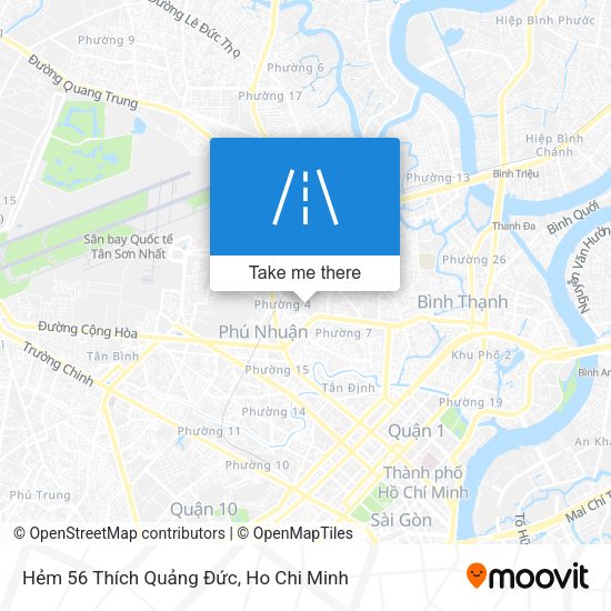 Hẻm 56 Thích Quảng Đức map