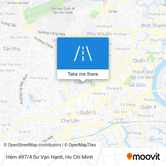 Hẻm 497/4 Sư Vạn Hạnh map