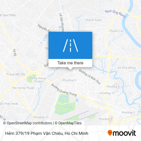 Hẻm 379/19 Phạm Văn Chiêu map