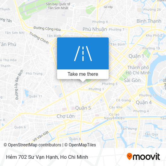 Hẻm 702 Sư Vạn Hạnh map