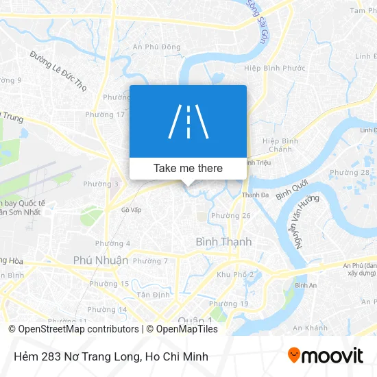 Hẻm 283 Nơ Trang Long map