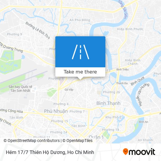 Hẻm 17/7 Thiên Hộ Dương map