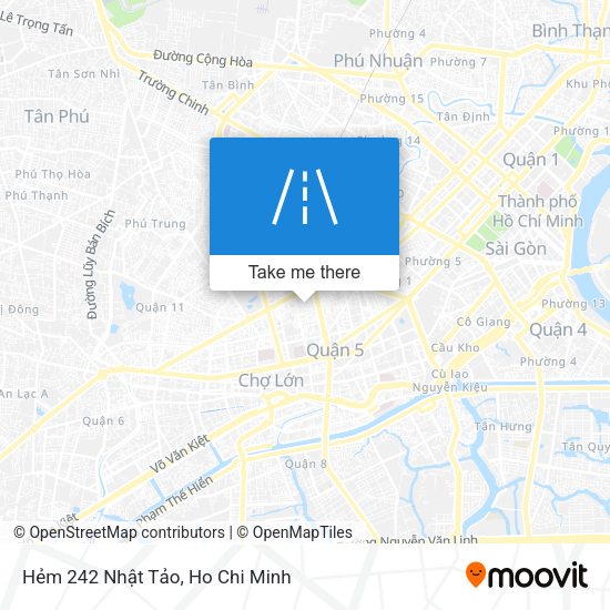 Hẻm 242 Nhật Tảo map