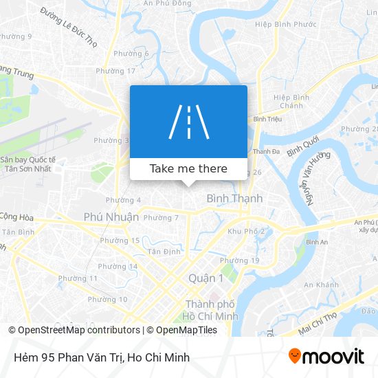 Hẻm 95 Phan Văn Trị map