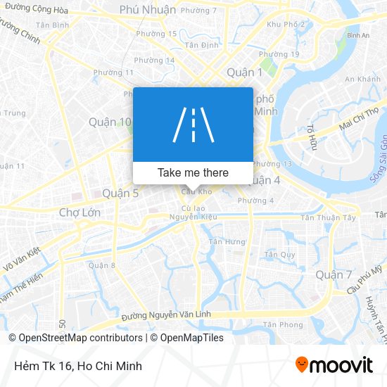 Hẻm Tk 16 map
