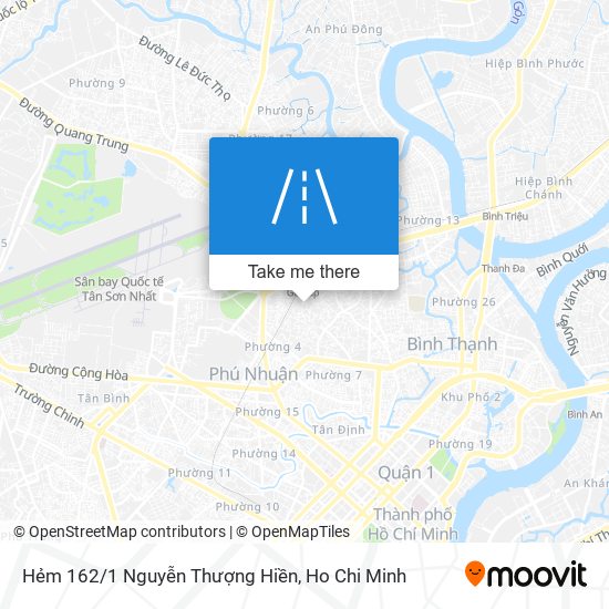 Hẻm 162/1 Nguyễn Thượng Hiền map