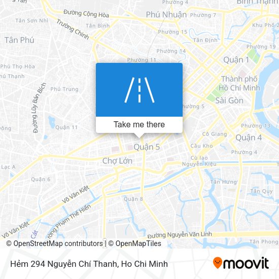 Hẻm 294 Nguyễn Chí Thanh map