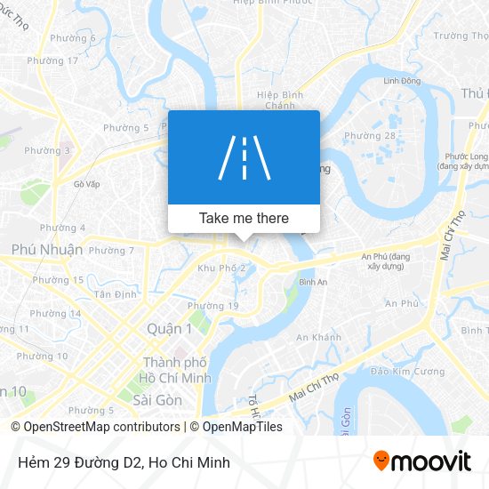 Hẻm 29 Đường D2 map