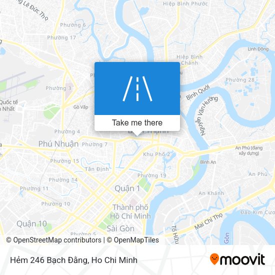 Hẻm 246 Bạch Đằng map