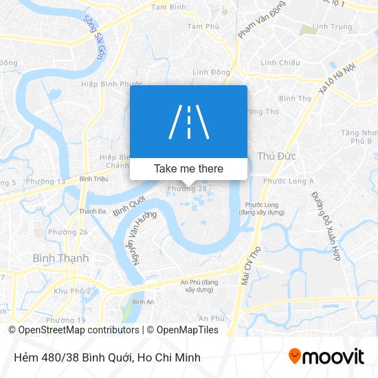 Hẻm 480/38 Bình Quới map