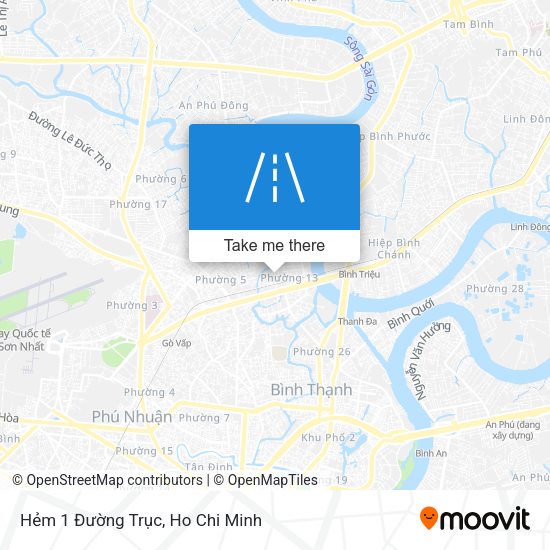 Hẻm 1 Đường Trục map