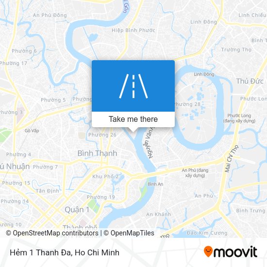 Hẻm 1 Thanh Đa map