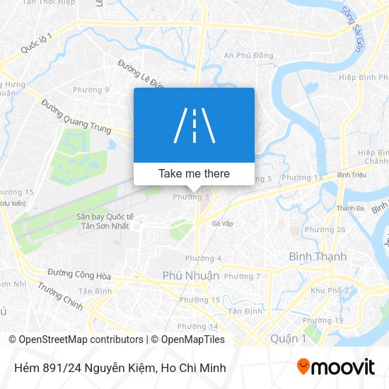 Hẻm 891/24 Nguyễn Kiệm map