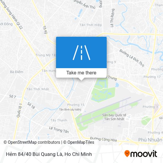 Hẻm 84/40 Bùi Quang Là map