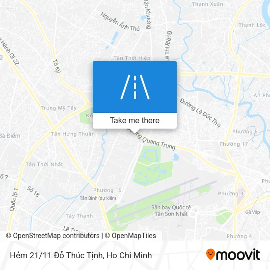 Hẻm 21/11 Đỗ Thúc Tịnh map