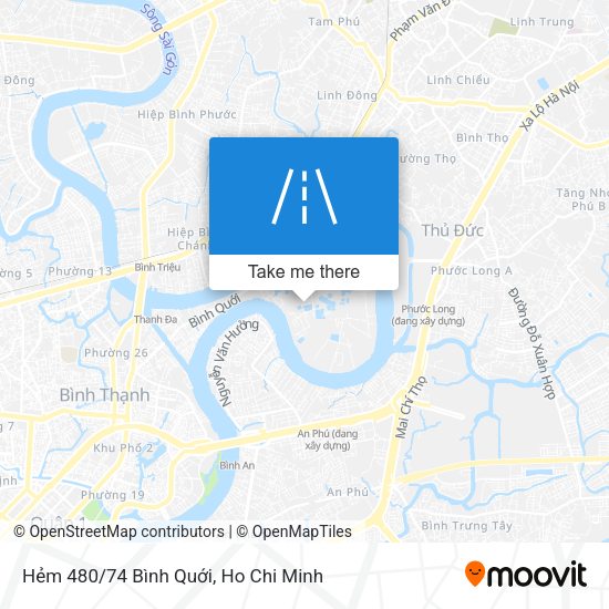 Hẻm 480/74 Bình Quới map
