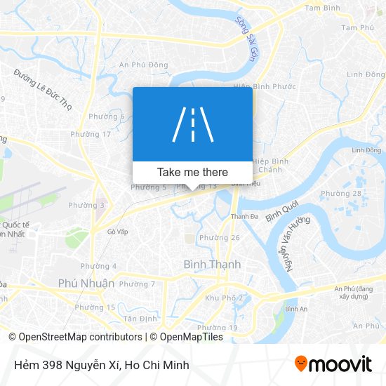Hẻm 398 Nguyễn Xí map