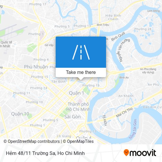 Hẻm 48/11 Trường Sa map